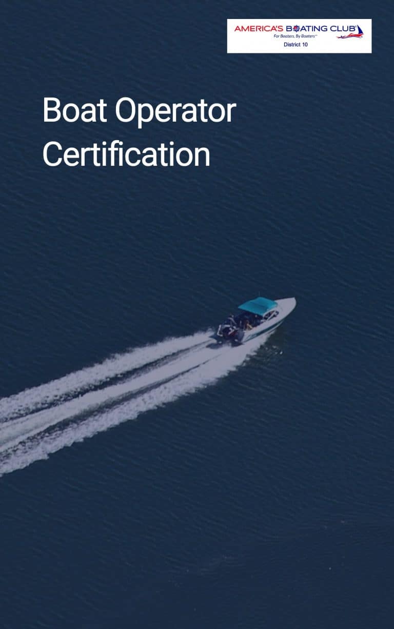 motorboat operator certification course